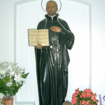 Figura św. Franciszka Borgiasza, październik 2007 r.