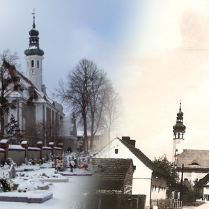 Zima w parafii Racławiczki na archiwalnych fotografiach